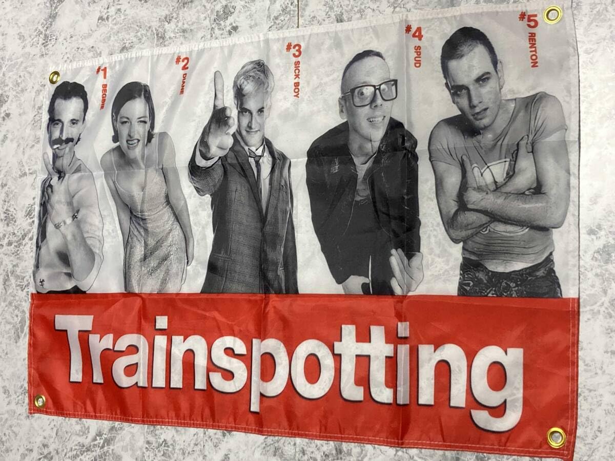 Amazon.co.jp: 「トレインスポッティング/ユアン・マクレガー 布製